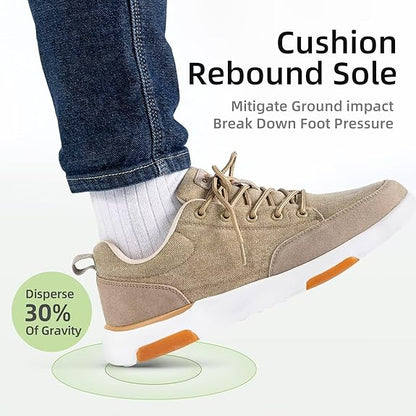Orthopedic Casual Walking Shoes for Men - Comfortable Breathable with Arch Support, Shock Absorption, and Anti-slip Features