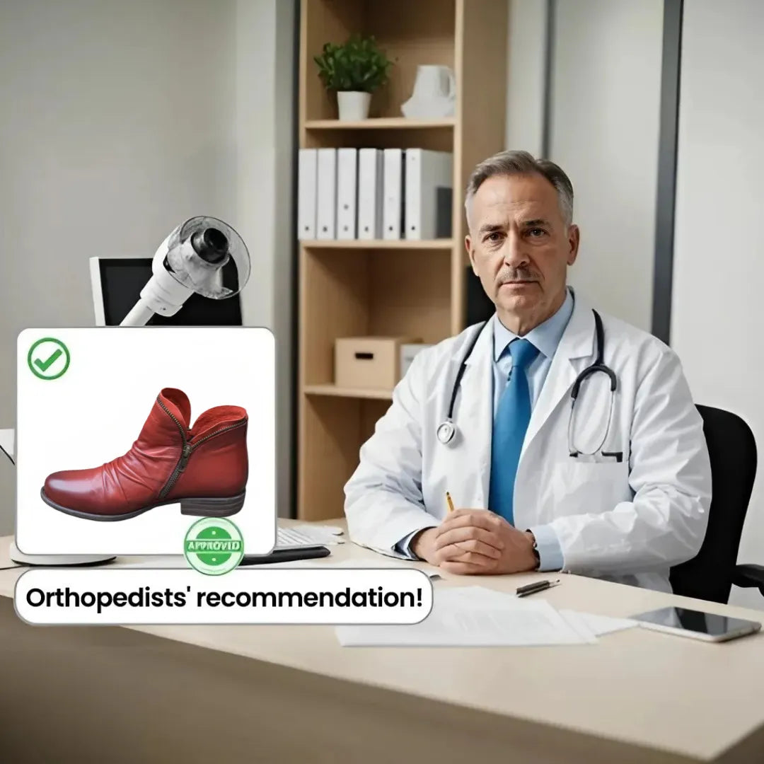 Orthopedic Cozy Colorful Arch Support Ankle Winter Boots