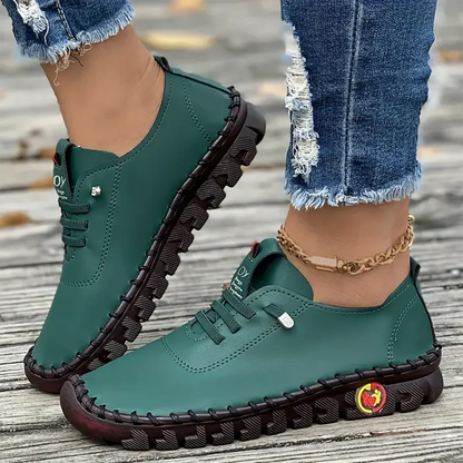 🔥Best Seller-Last Day Sale 60% OFF🔥Women's Hand-Stitched Uniqcomfy Wide Toe Box Leather Shoes